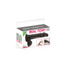 Distributeur Real Body : gode noir réaliste 18cm