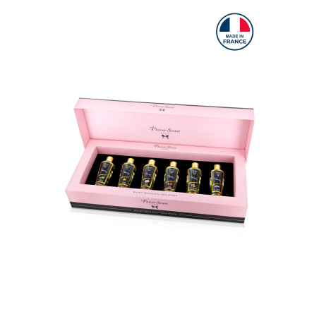 Grossiste Plaisir Secret : Coffret Pretige d'huiles de massage sèches