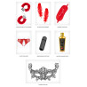 Grossiste sextoys : Coffret Plaisir Saint Valentin pour couple